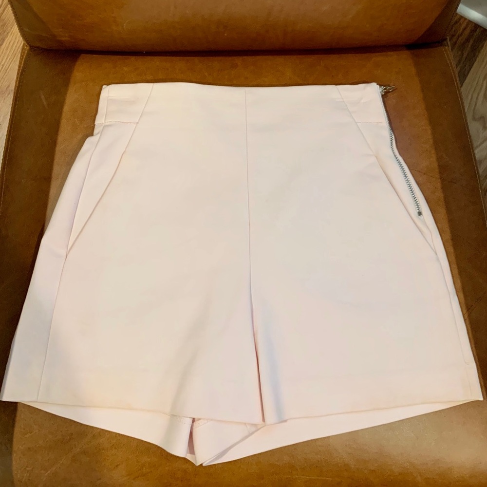 ZARA Pink High Waisted Shorts - Size XS